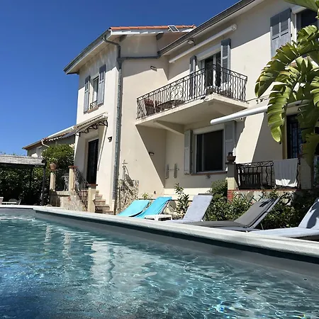 Grand Appt 6p Climatise Dans Avec Piscine - 8 Kms De Cannes アパート